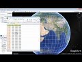 Importing Excel data to Google Earth Pro