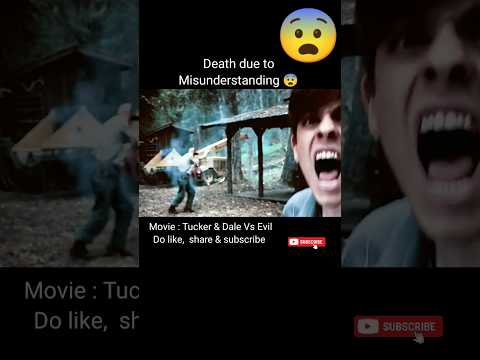 Death due to Misunderstanding / Tucker & Dale Vs Evil Movie explained in hindi #shorts @hopclimax