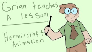 Grian teaches a lesson Hermitcraft animation