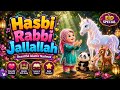 Hasbi Rabbi Jallallah 🌙 | Beautiful Islamic Kids Nasheed 🕌 Eid Special Animation