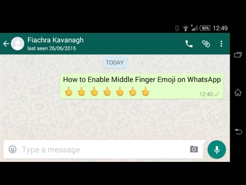 How to Enable Middle Finger Emoji on WhatsApp How to Enable Middle Finger Emoji on WhatsApp