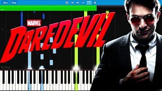 Marvel's Daredevil Intro Theme | Synthesia Piano Tutorial