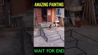 Kya Ya Saria Bna Ly Ga? 3D Street Painting_#shorts #viralvideo  #3dpainting #youtubeshorts #ytshorts