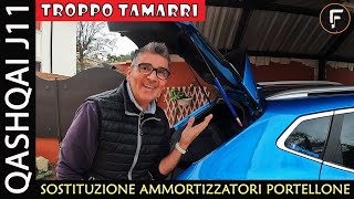 Sostituzione ammortizzatori portellone posteriore su Nissan Qashqai J11 💪 (Tutorial)