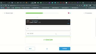 71 Module 6 Quiz | Python Developer | Sololearn