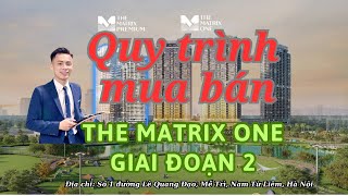 The Matrix One giai đoạn 2 - Quy trình mua bán căn hộ mới nhất || Mạnh Phan BĐS - 0879065650