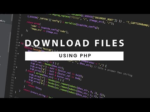 PHP File Download Download Any File using PHP