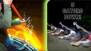 Florida Alligator Hunting! 5 Gators Down!