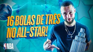 TODAS AS BOLAS DE TRÊS DE CURRY NO ALL-STAR GAME 2022!