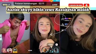 HARISS SKUYY BIKIN CEWE ASAL KAZAKSTAN JATUH CINTA #pklive #tiktoklive #prank #ometv