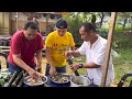 Tiga Menu Bebeza Sotong Ikan Baung & ikan Keli Masak Dalam Buluh Menu special Makan Malam Di Studio