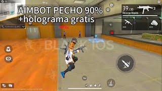 AIMBOT PECHO 90% + HOLOGRAMA FULL IOS IPHONE FREE FIRE 🔴