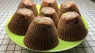 巧克力小松糕 | 绵密香甜可口 | 做法简单 无须搅拌机 | Chocolate Flavoured Kuih Puteri Ayu