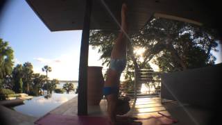 Yoga Halfway Variation: Pincha Mayurasana