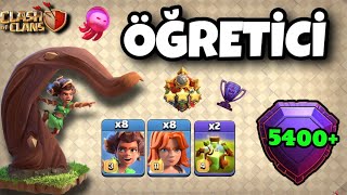 KÖY BİNASI 16 ORMAN BİNİCİ SALDIRISI ÖĞRETİCİ ANLATIM 8/7 YAPTIK EFSANE LİG | CLASH OF CLANS