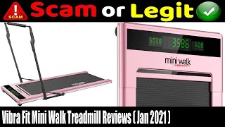 Vibra Fit Mini Walk Treadmill Reviews {January 2021} Real Product Review - Take a Look!