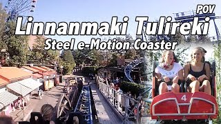 Tulireki on-ride video, Linnanmaki, Helsinki, Finland