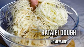 Homemade kataifi dough. Quick and easy kataifi dough. Where to find kataifi dough