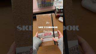 Мой новый скетчбук :) #распаковка #скетчбук #рисование #sketchbook #asmrsounds #unpacking