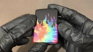 【ZIPPO】美系~Leaf Design-五彩火焰大麻葉-540色彩印工法打火機NO.49534