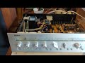 vintage yamaha cr 820 natural sound stereo receiver. demo.