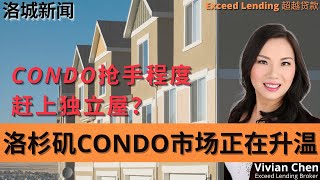 Condo抢手程度赶上独立屋？洛杉矶Condo市场正在升温！#美国房贷 #Condo #独立屋 #房地产分析 #洛杉矶贷款 #北美 #加州 #洛杉矶 #市场升温 #房价上涨 #Condo市场