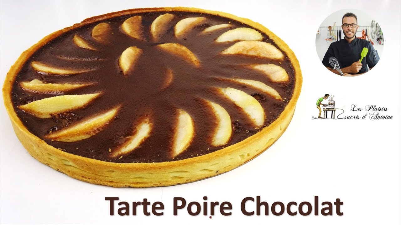 Recette 🍐🍫 TARTE POIRE CHOCOLAT 🍐🍫 Simple Et Rapide - YouTube