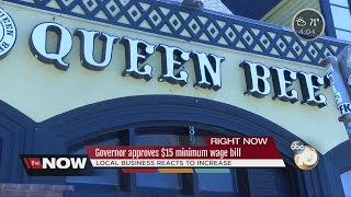 Local business reacts to minimum wage increase