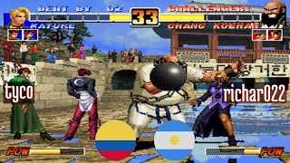 FT10 @kof96: tyco (CO) vs richar022 (AR) [King of Fighters 96 Fightcade] Mar 10