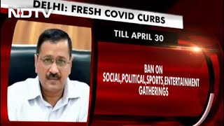 Delhi Announces Strict New Covid Curbs On Restaurants, Theatres, Travel