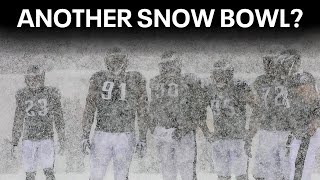 Will the Eagles/Rams playoff game turn into a snow bowl?