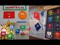 Shape learning activities for students/Shape activities for toddlers/Pre classroom decorations ideas