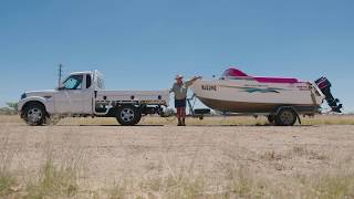 What does Ron in Goondiwindi think of the Mahindra PikUp for towing?