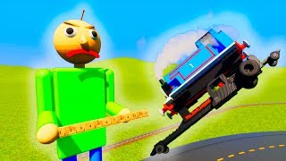 Thomas Tank Engine and Friends Train Vs Lego Baldi | Brick Rigs