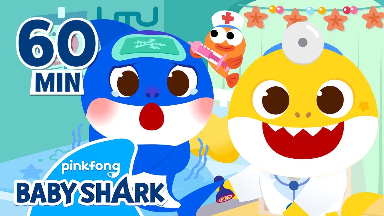 🏥Dr. Baby Shark, I'm Sick! | +Compilation | Baby Shark Stories | Baby ...