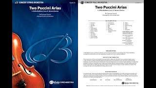 Two Puccini Arias, arr. Chris M. Bernotas – Score \u0026 Sound