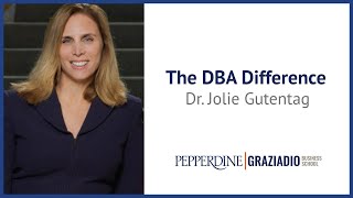 Dr. Jolie Gutentag: The DBA Difference