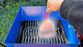 Popping Balloons with Shredding Machine | Satisfying Balloon Popping Compilation