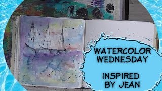 Watercolor Wednesday Inspired By Jean Haines