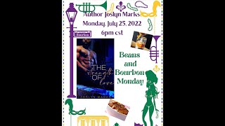 Beans and Bourbon Monday welcomed Author Joslyn Marks