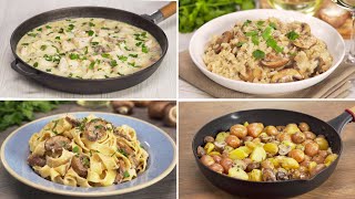 4 Mushroom Recipes You Can Make In 30 Minutes! Deliciously Simple DINNER Recipes by Always Yummy!