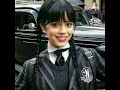 Jenna Ortega behind the scenes of Wednesday Addams