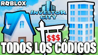 TODOS los CÓDIGOS de 🏡 INVESTOR CITY 🏡 activos Y actualizados / NEW UPDATE / ROBLOX 2025 / TilloASR