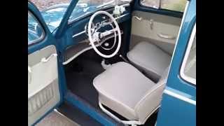 1964 Sea Blue VW Beetle interior