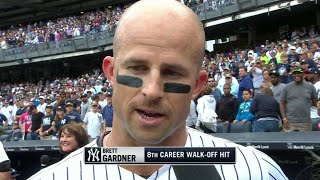 TB@NYY: Gardner on his eighth career walk-off hit