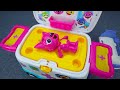 4 15 minutes satisfying with barbie pregnant women doctor toys unboxing ambulance doctor set asmr