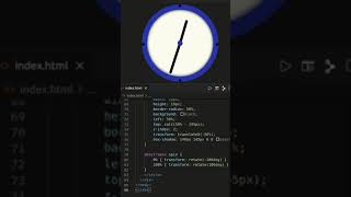 Analog clock animation using CSS