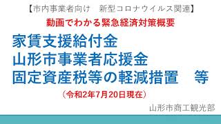 [新型コロナウイルス感染症]動画でわかる緊急経済対策（家賃支援給付金等）