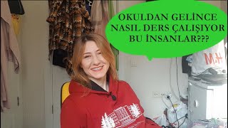 OKULDAN GELİNCE DERS ÇALIŞAMIYORUM DİYENLERE SESLENİYORUM