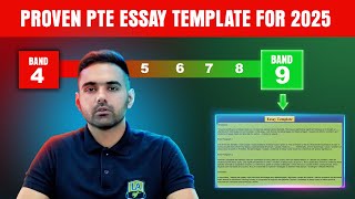 (Latest) PTE Writing Essay Template for Band 9 | Tested \u0026 Proven for 2025!